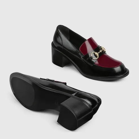 Heeled Loafer With Horsebit
