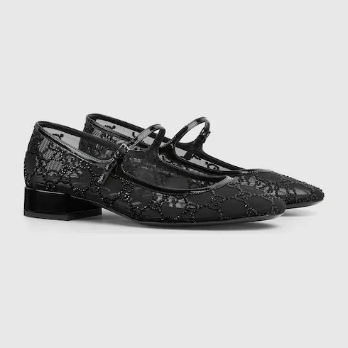 Gg Crystal Ballet Flat
