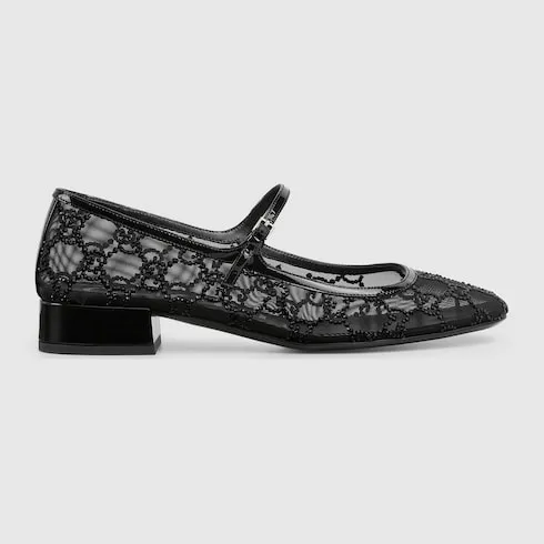 Gg Crystal Ballet Flat