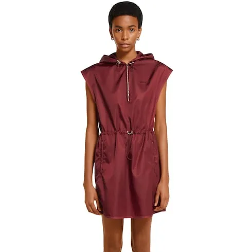 Fine Nylon Dress With Logo