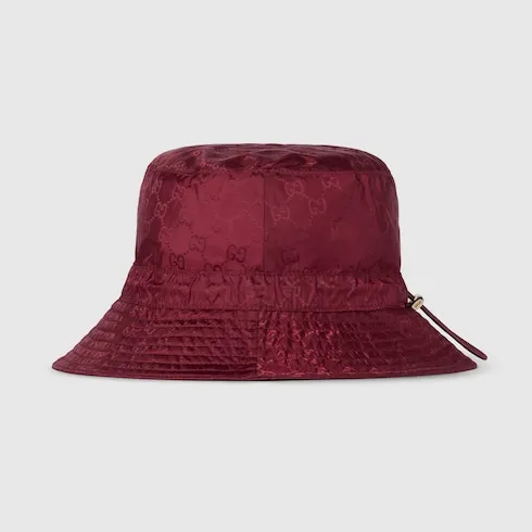 Reversible Gg Nylon Bucket Hat