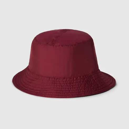 Reversible Gg Nylon Bucket Hat