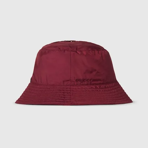 Reversible Gg Nylon Bucket Hat