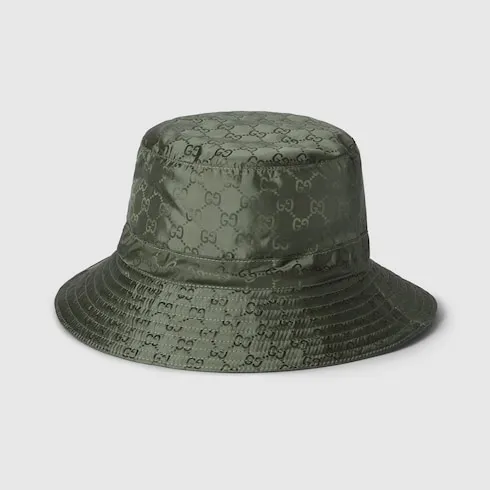 Reversible Gg Nylon Bucket Hat