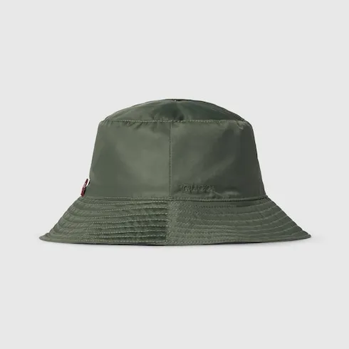 Reversible Gg Nylon Bucket Hat