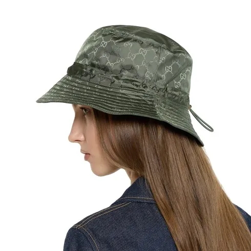 Reversible Gg Nylon Bucket Hat