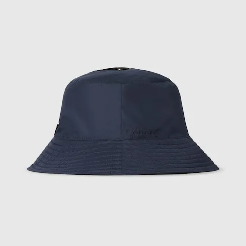 Reversible Gg Nylon Bucket Hat