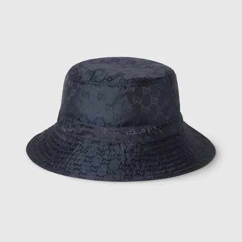 Reversible Gg Nylon Bucket Hat