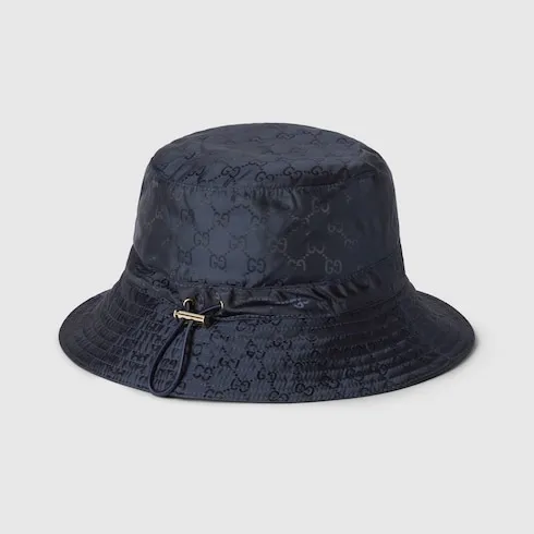 Reversible Gg Nylon Bucket Hat