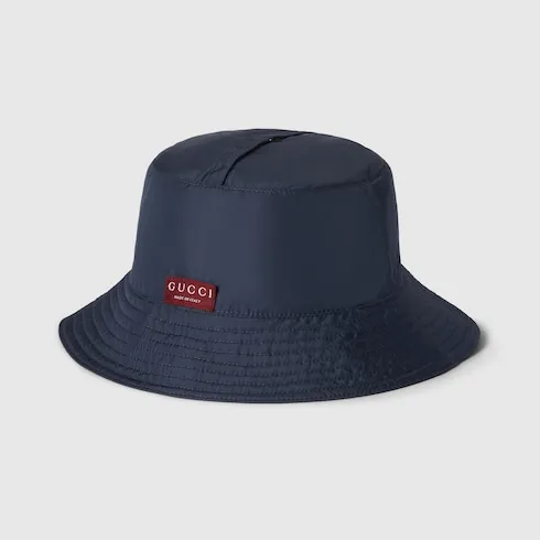 Reversible Gg Nylon Bucket Hat
