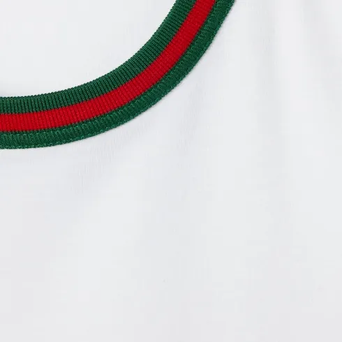 Cotton Jersey T-Shirt With Embroidery