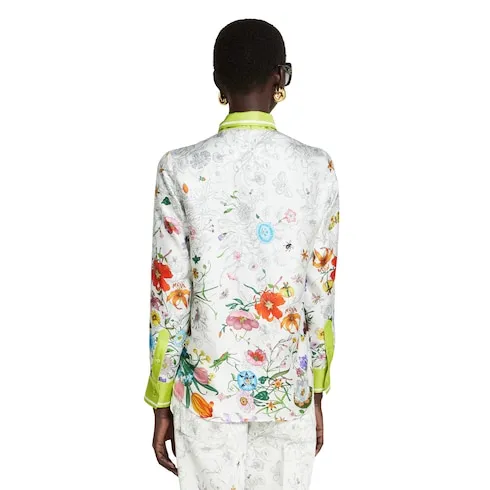 Printed Silk Shirt