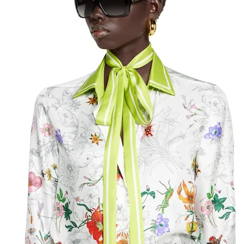 Printed Silk Shirt