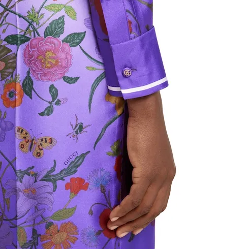 Printed Silk Shirt