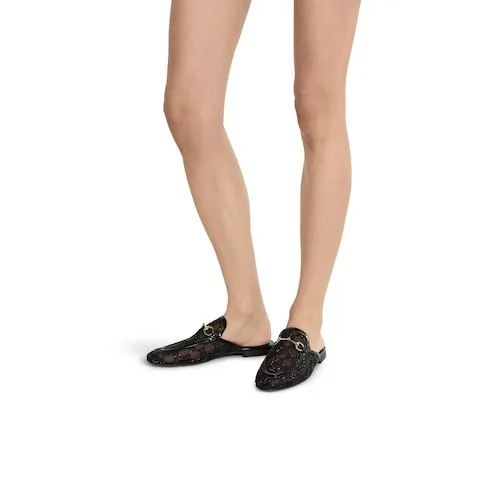 Gg Crystal Princetown Slipper