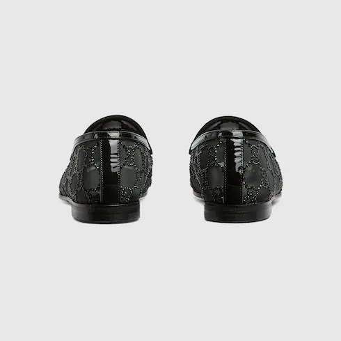 Gg Crystal Gucci Jordaan Loafer