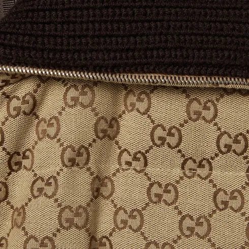 Gg Canvas Puffer Jacket