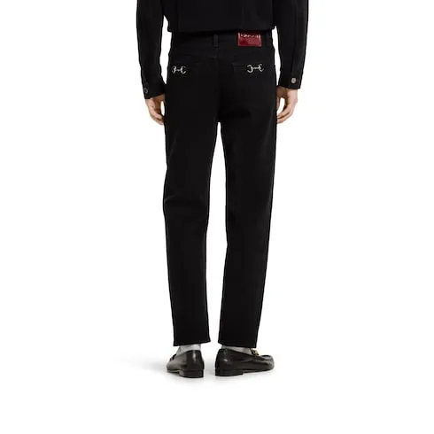 Cropped Slim Denim Pant
