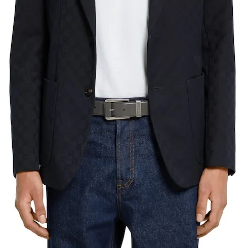 Belt With Squared Buckle