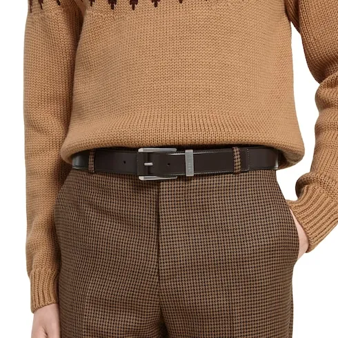 Belt With Squared Buckle