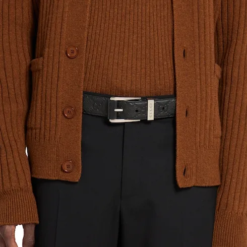 Belt With Squared Buckle