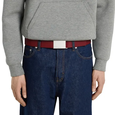 Belt With Rectangular Buckle