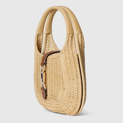 Gucci Jackie 1961 Wicker Small Bag