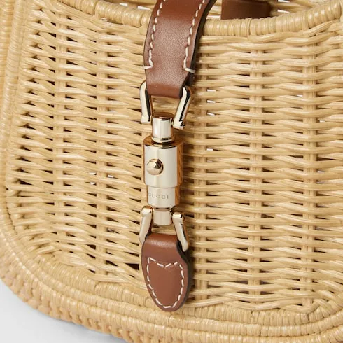 Gucci Jackie 1961 Wicker Small Bag