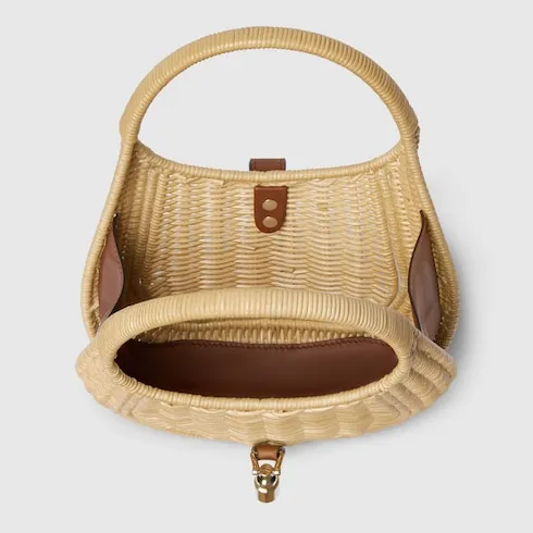 Gucci Jackie 1961 Wicker Small Bag