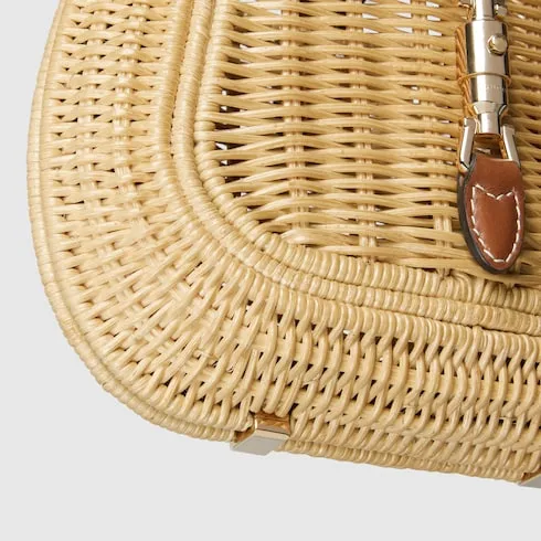 Gucci Jackie 1961 Wicker Small Bag