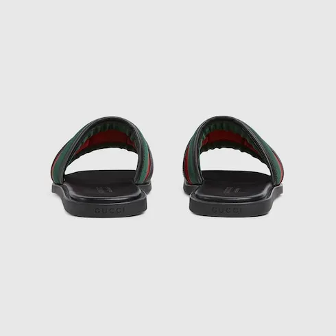 Slide Sandal With Interlocking G