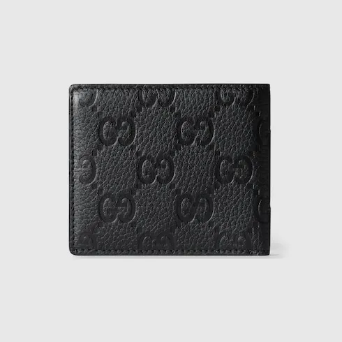 Gucci Imprint Bi-Fold Wallet