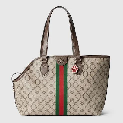 Gg Monogram Small Pet Tote Bag