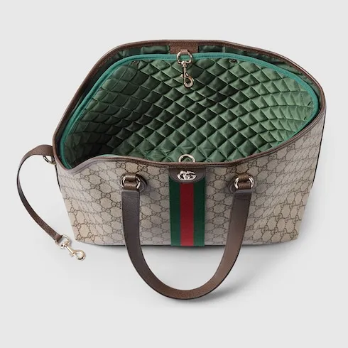 Gg Monogram Small Pet Tote Bag