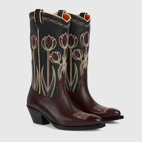 Boot With Embroidery