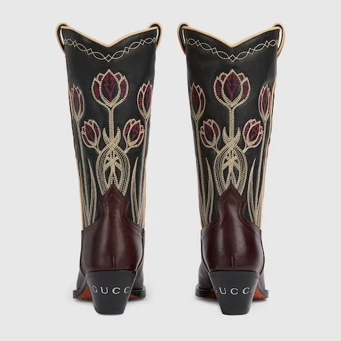Boot With Embroidery