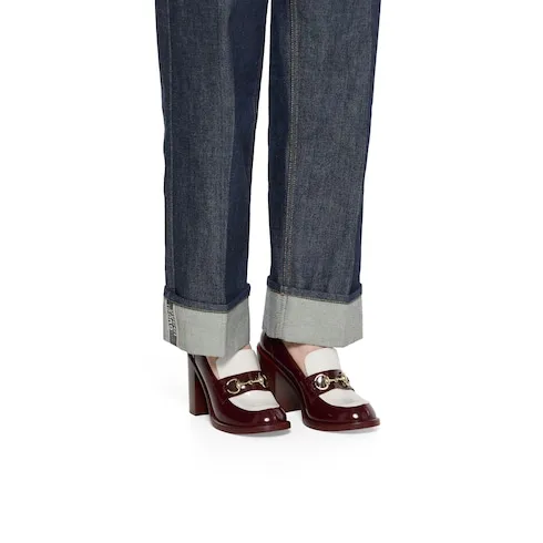 Heeled Loafer With Horsebit