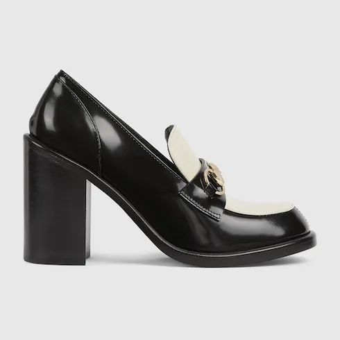 Heeled Loafer With Horsebit