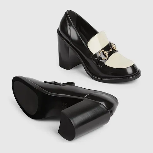 Heeled Loafer With Horsebit