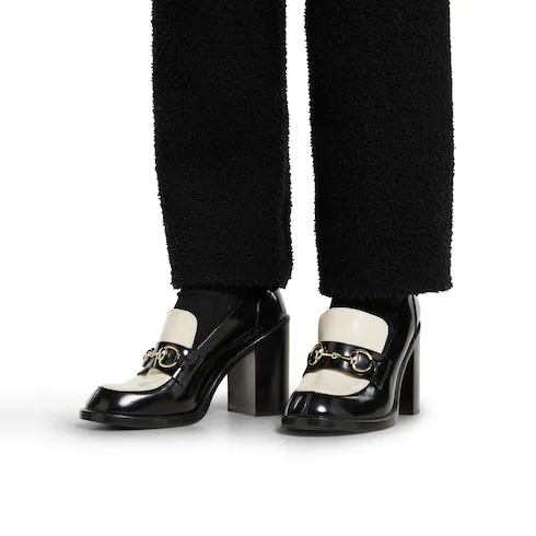 Heeled Loafer With Horsebit