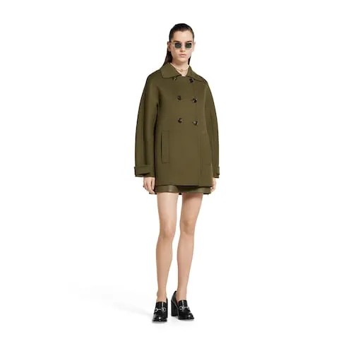 Wool Double-Breasted Coat