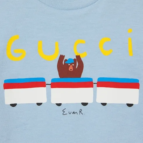 Baby Cotton T-Shirt With Print