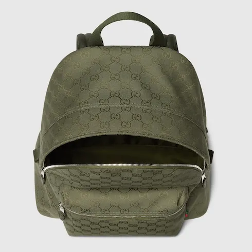 Gg Canvas Medium Backpack