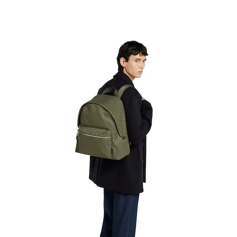 Gg Canvas Medium Backpack