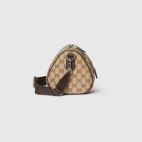Gg Canvas Small Cylinder Bag