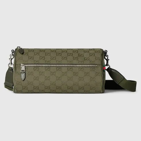 Gg Canvas Small Cylinder Bag