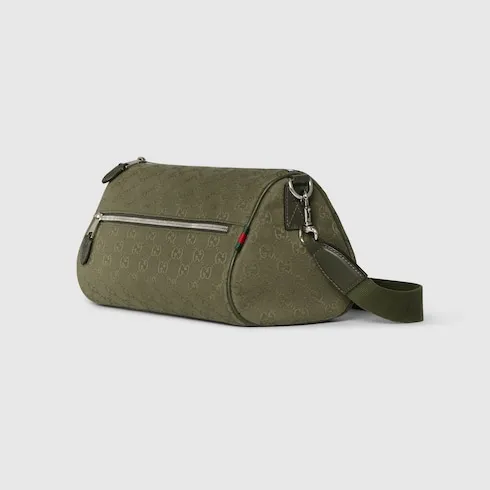 Gg Canvas Small Cylinder Bag