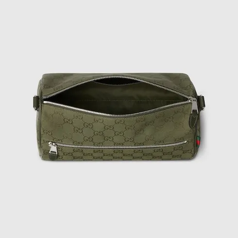 Gg Canvas Small Cylinder Bag