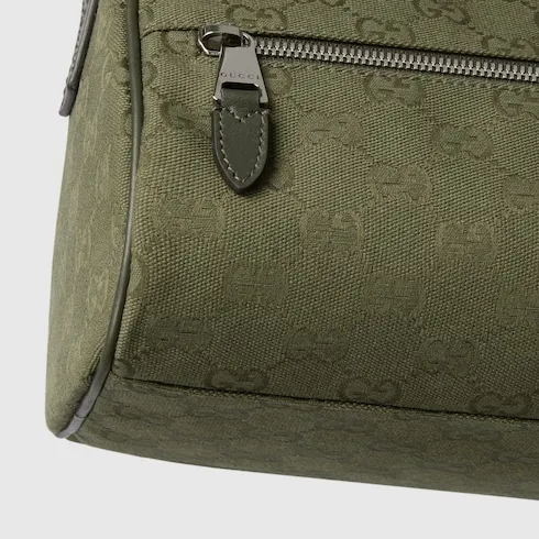 Gg Canvas Small Cylinder Bag