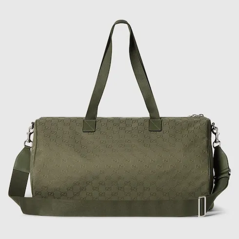 Gg Canvas Large Duffle Bag